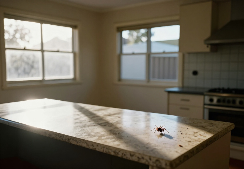 Termite damage in a Carlton home before treatment